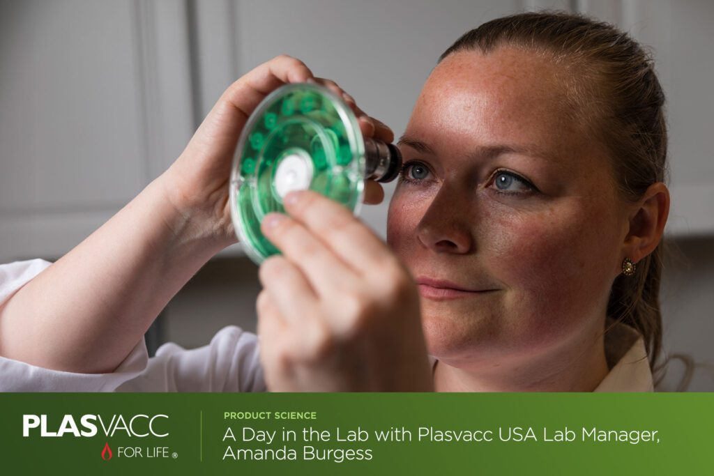 Site Director Lab A Day in the Lab with Plasvacc USA Lab Manager, Amanda Burgess ...